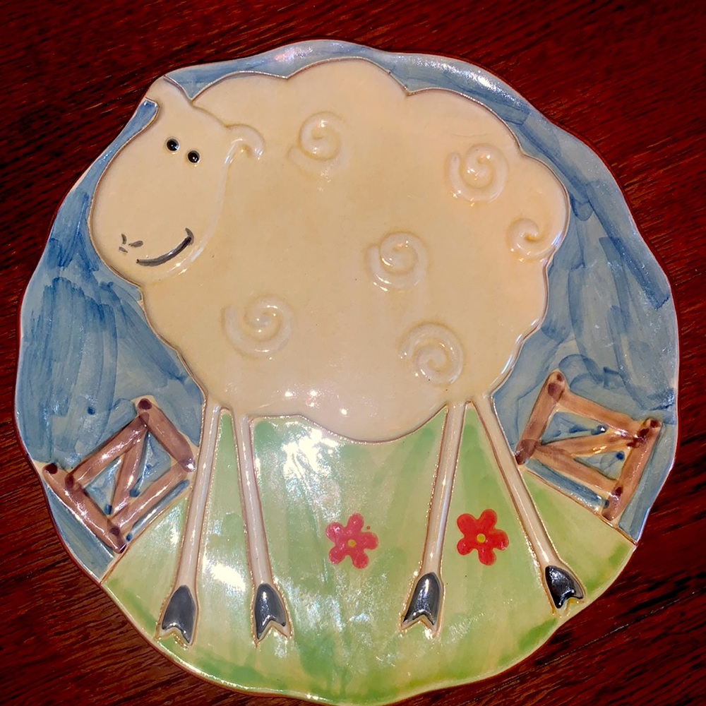 Sheep plate from Portugal